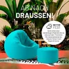 LUMALAND Pouf sedací vak (50 l) - vnitřní a venkovní - Náhled obrázku produktu 6