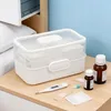 Relaxdays Medizinbox, 3 Ebenen, Pillenfach, aufklappbar, Produktbild-Vorschau 5