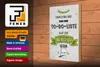 Holzschild Spruch Einfach mal was von To do liste 20x30cm Produktbild-Vorschau 3