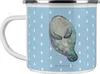 Mr. & Mrs. Panda Teetasse Seekuh Happy - Blau Pastell - Produktbild-Vorschau 1