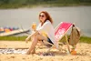 Holz-Liegestuhl „It's Summer Time“ mit Druck klappbar Produktbild-Vorschau 6