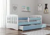 Bjird Kinderbett Jugendbett 80x180 cm mit Rausfallschutz Produktbild-Vorschau 1