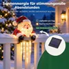 Weihnachtsmann Solar-Klemmleuchte, warmes Licht, Produktbild-Vorschau 2