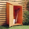 Capanno da Giardino Marrone 55x52x112cm Legno Massello di Anteprima dell’immagine prodotto 2