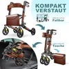 KESSER® Rollator Aluminium faltbar, höhenverstellbar & bis Produktbild-Vorschau 9