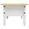 Tavolino stile Messico in legno di pino bianco 100x55x44 cm Anteprima dell’immagine prodotto 4
