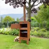 ASH - Pizza - 3 en 1 - BBQ/Foyer extérieur - Acier corten Voir les images du produit 1