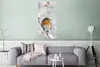 MuchoWow® Poster Vogel - Rotkehlchen - Winter 60x120 cm - Produktbild-Vorschau 5