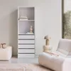 sweeek - Ankleidemodul mit 5 Schubladen und 2 Regalen - Produktbild-Vorschau 3