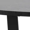 Actona Amble, Kulatý tvar, Zafixovaný stůl, Černá, Mramor, Náhled obrázku produktu 7