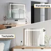 ZMH Specchio cosmetico con illuminazione 70x55 cm Specchio Anteprima dell’immagine prodotto 6
