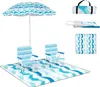 KOMFOTTEU Set mit 4 Strandmöbeln, 2 Fausten, 1 Teppich, 1 Produktbild-Vorschau 1