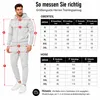 Herren Jogginganzug einfarbig 100% BW 586 Grau XL Produktbild-Vorschau 6