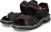 Rieker Damen Echtleder Sandalette schwarz, Damen:38 EU Produktbild-Vorschau 55