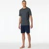 SCHIESSER Pyjama court homme - Casual Essentials, col rond, Voir les images du produit 14