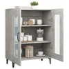 vidaXL Sideboard gris béton 69,5x34x90 cm Bois composite Voir les images du produit 5