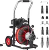 VEVOR Rohrreinigungsmaschine 100 Fuß x 3/8 Zoll, Produktbild-Vorschau 1
