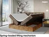 MEBLINI Boxspringbett mit Bettkasten - Gepolstert Produktbild-Vorschau 4