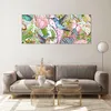 Bilder auf glas - Vogel Schmetterling Blume - 120x50cm - Produktbild-Vorschau 7