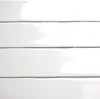 Fliese Creta-50 Weiß Weiß Glänzend | 5x50 cm | 0.9 m²/s Produktbild-Vorschau 3