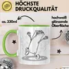 Tasse mit Burrito Motiv, Grün, Spülmaschinen- und Produktbild-Vorschau 3