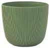 1x Blumentopf mit Drainagesystem Rund Ø 21 cm Moosgrün Produktbild-Vorschau 1