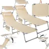 tectake® 2er Set Sonnenliege Chloé 4-stufig mit Kopfpolster Produktbild-Vorschau 9