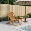 vidaXL : Transat 3 positions, en bois d'eucalyptus massif, Voir les images du produit 2