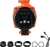 A product shot of a circulation pump with accessories and a power cord. Podgląd zdjęcia produktu