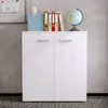 Bílá komoda do kanceláře nebo obývacího pokoje, regál, Náhled obrázku produktu 3