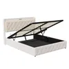 SUNFECILI Polsterbett 140x200 cm,Boxspringbett 140x200,mit Produktbild-Vorschau 6