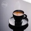PLATINUX Espressotassen Set – 6 schwarze Espressogläser mit Produktbild-Vorschau 4