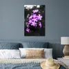 MuchoWow® Poster Blumen - Lila - Schwarz - Weiß 60x90 cm - Produktbild-Vorschau 3