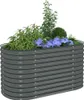 vidaXL Grządka stalowo-szara 160x80x81 cm Grządka warzywna Podgląd zdjęcia produktu 11