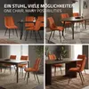 ML-Design jedálenské stoličky sada 6 oranžových, obývacie Náhľad obrázku produktu 6