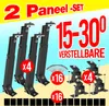 Aufständerung für 2 Solarmodule PV Halterung Produktbild-Vorschau 1
