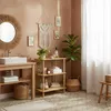 Relaxdays Standregal, HxBxT: 79 x 60 x 40 cm, 3 Ablagen, Produktbild-Vorschau 2