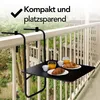 Infinity Goods Balkontafel - Inklapbaar - 60 x 60 CM - Produktbild-Vorschau 2