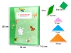 Aga Detské magnetické 3D puzzle - Tangram bloky Náhľad obrázku produktu 3