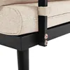 Close-up view of a sofa's armrest and cushion. Produktbild-Vorschau