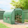 Outsunny folietunnel, kas, broeikas, tomatenkas met raam Productafbeelding-voorbeeld 2