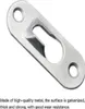 20 kovových závěsů s klíčovou dírkou (45 mm x 16 mm) se 40 Náhled obrázku produktu 4