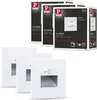 Paulmann Edge LED Wandeinbauleuchte 3er-Set Weiß matt mit Produktbild-Vorschau 1