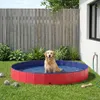vidaXL Hundepool Ø300 x 38 cm Dicker PVC Rot Produktbild-Vorschau 2