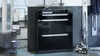 Vladon Schuhschrank Fiesta, Schwarz matt/Schwarz Produktbild-Vorschau 2