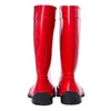 Rote lange Gummistiefel Regenstiefel Gartenschuhe Produktbild-Vorschau 16