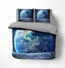 FEBE 3D Bettwäsche Galaxis Bettbezug-Set Weltraum 135x200 + Produktbild-Vorschau 1