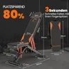 Hantelbank klappbar, Verstellbare Multifunktions Produktbild-Vorschau 5