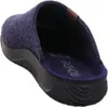 A single purple slipper is shown from a top-down, angled view against a white background. Voir les images du produit