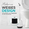HGMD Toilettenbürste Silikon mit Halter - Weiß - Produktbild-Vorschau 7